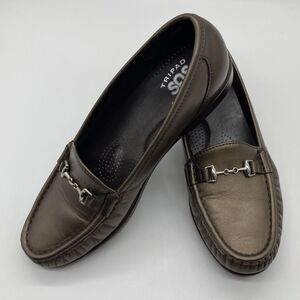 SAS Metro Tripad Comfort Foot Slip On Loafer Size 7 Bronze Soft Leather Flexible